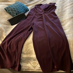 Shelby and Palmer purple formal jumpsuit